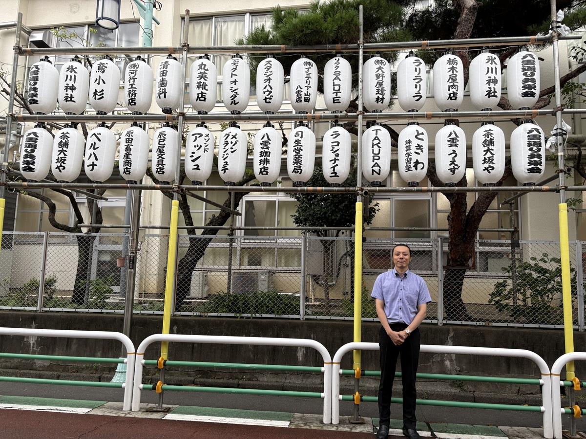 八雲通り共栄会 会長・三室茂さん