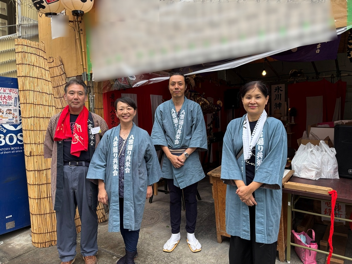 八雲通り共栄会の皆さん