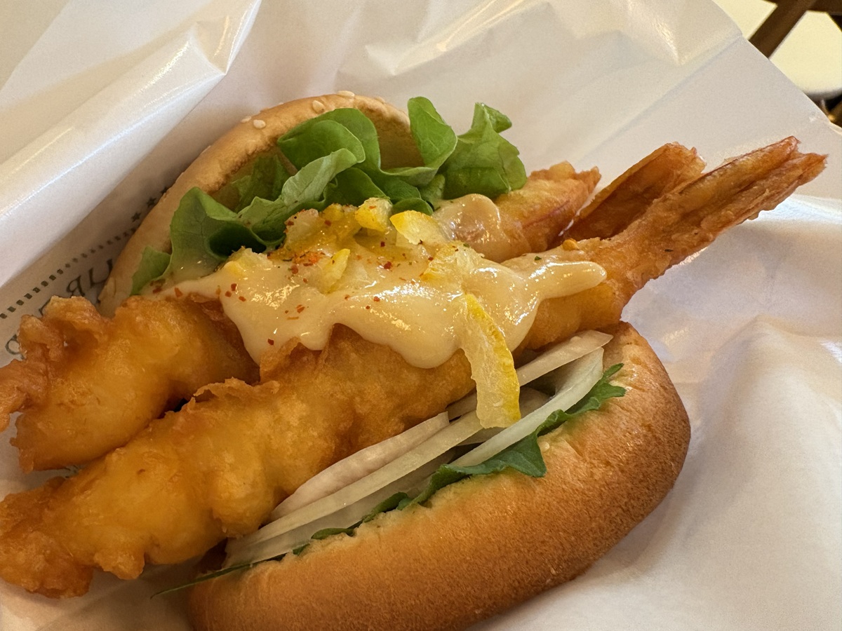 「神の海老バーガー ゆず白味噌」