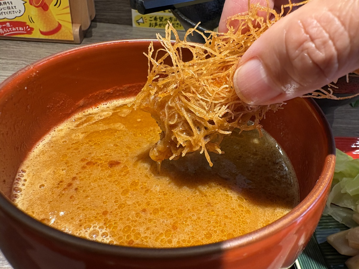 衣にスープがしみ込んでおいしい