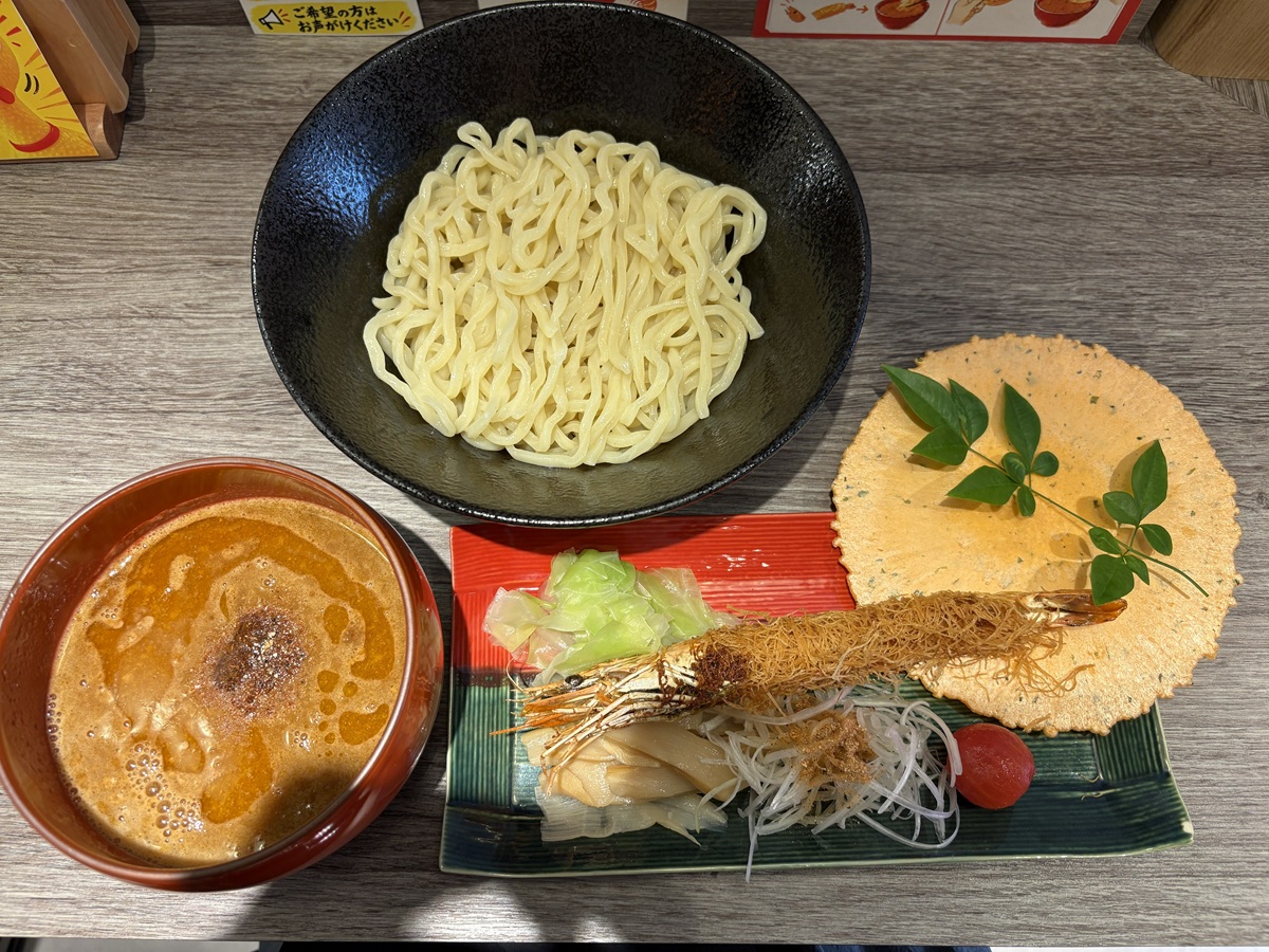 スタンダードな「海老つけ麺」
