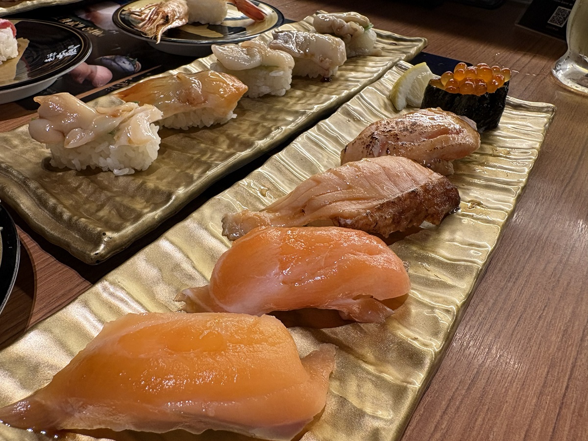 サーモン五種盛り