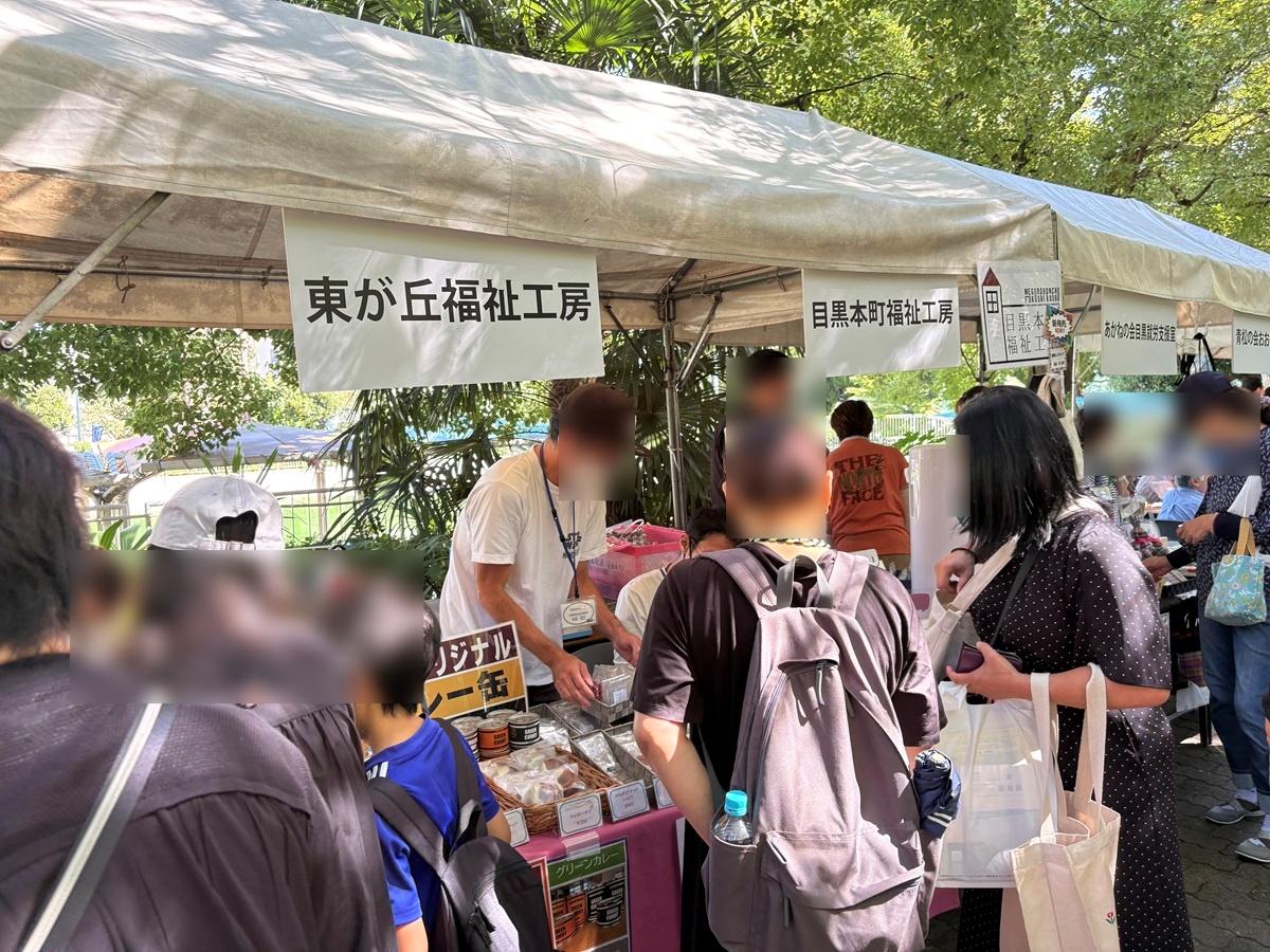 福祉施設のブースもずらり