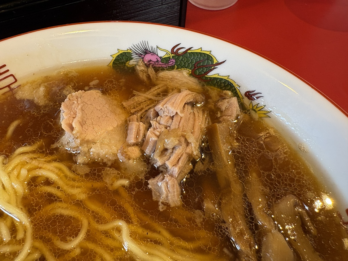 存在感のある豚チャーシュー